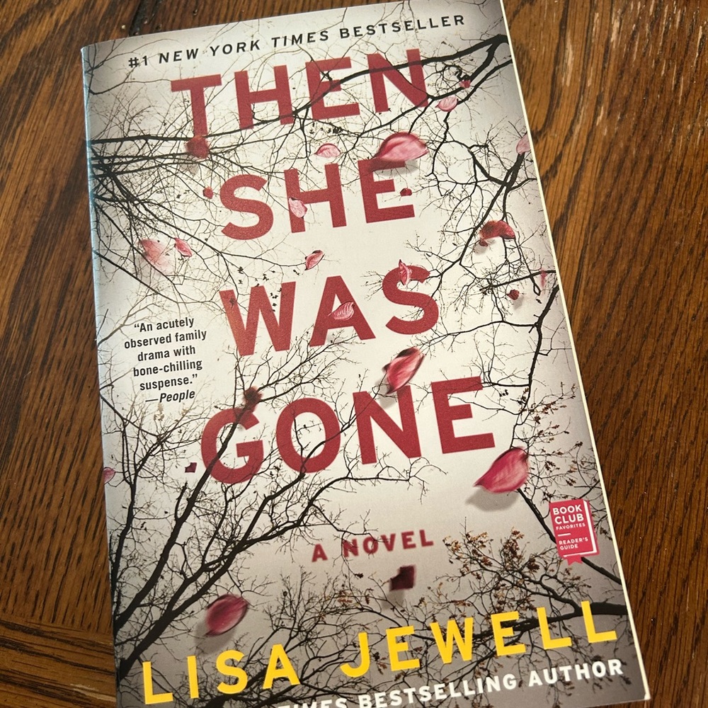 “Then she was Gone” by Lisa Jewel excellent used paperback book